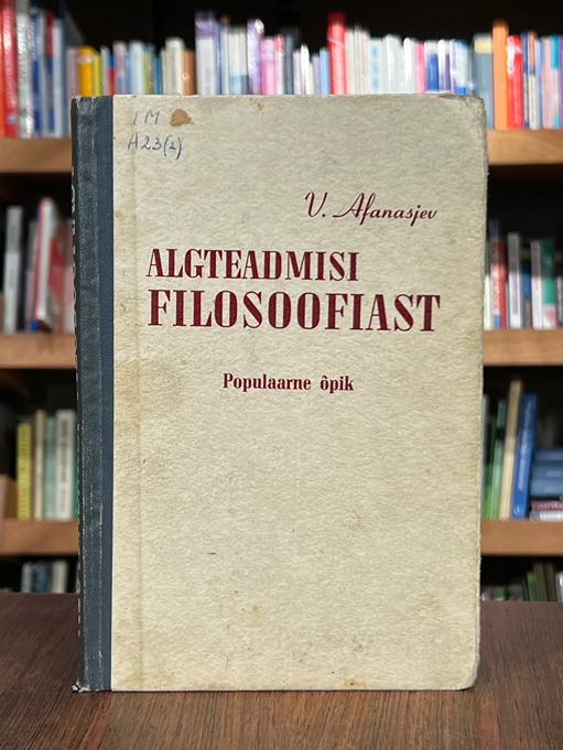 Algteadmisi filosoofiast