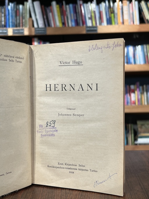 Victor Hugo "Hernani"